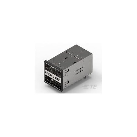 Te Connectivity zQSFP+ STACKED RECEPTACLE ASSEMBLY 2X2 2214593-2